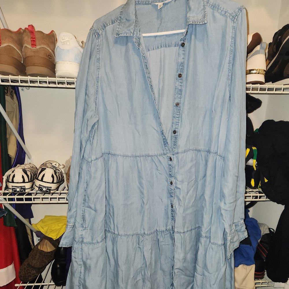 Denim Maxi dress